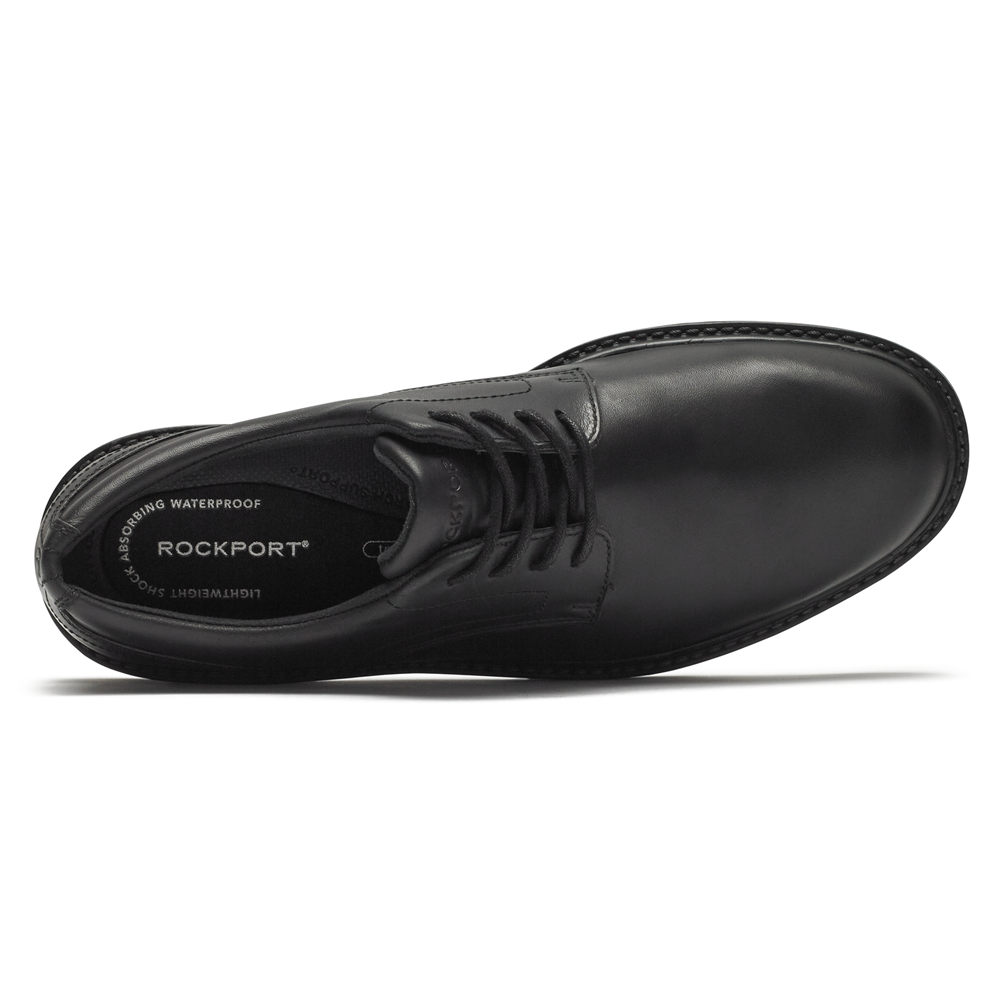 Rockport Oxfords Herre Svart - Charlee Waterproof Plain Toe - NJCT35647
